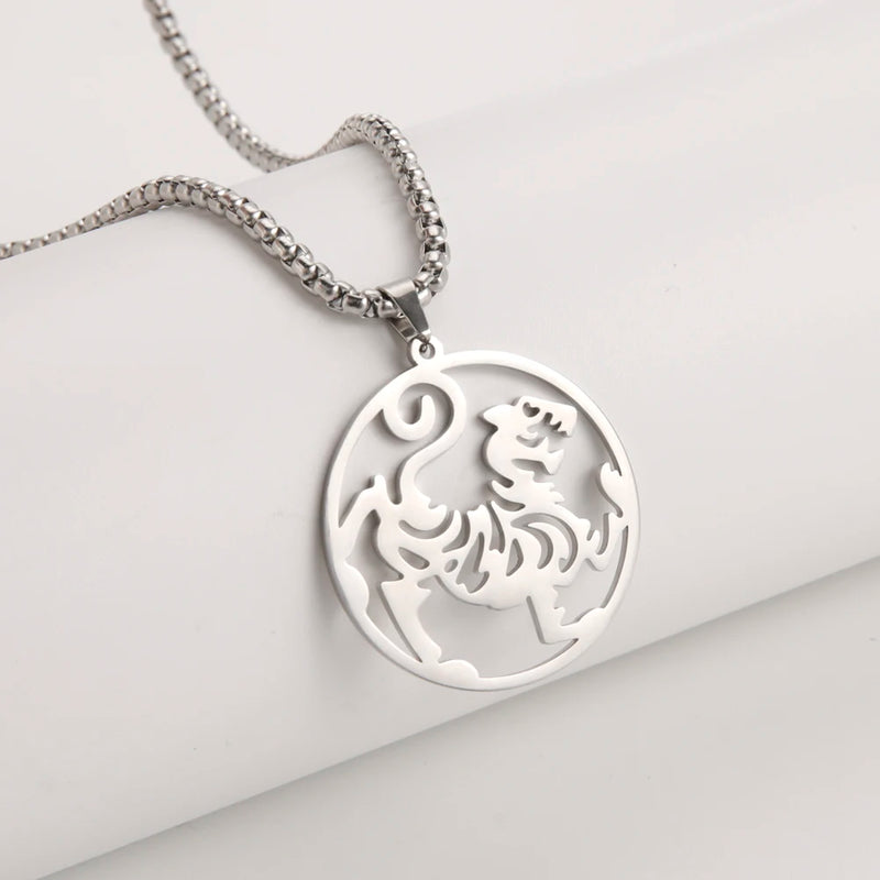 Shotokan Karate Martial Arts Necklace for Men Women Stainless Steel