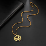 Shotokan Karate Martial Arts Necklace for Men Women Stainless Steel
