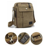 Canvas Rucksack Bag Outdoor Travel Bag Messenger Bags Shoulder Sling Bag