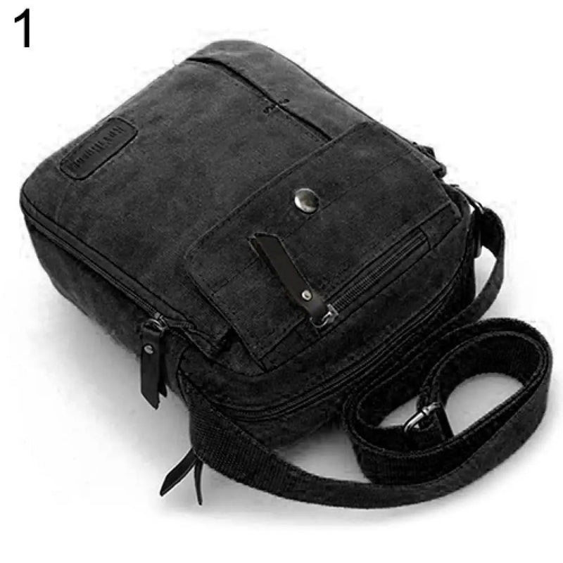 Canvas Rucksack Bag Outdoor Travel Bag Messenger Bags Shoulder Sling Bag