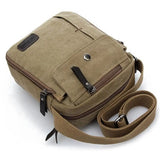 Canvas Rucksack Bag Outdoor Travel Bag Messenger Bags Shoulder Sling Bag