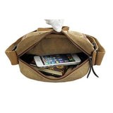 Canvas Rucksack Bag Outdoor Travel Bag Messenger Bags Shoulder Sling Bag