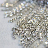 Shoulder Brooch Tassels Rhinestones Epaulet Decor Jewelry