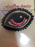 Shourouk Big Eyes Rice Beads Crystal Necklace 873