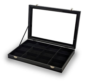 Guard Cufflinks & Rings Display Case - 12 Spaces