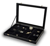 Guard Cufflinks & Rings Display Case - 12 Spaces