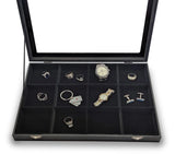 Guard Cufflinks & Rings Display Case - 12 Spaces