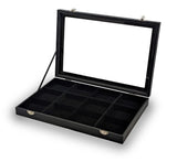 Guard Cufflinks & Rings Display Case - 12 Spaces