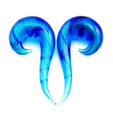 2pcs Glitter Ear Spiral Taper Plugs Piercing Earring Expander Body Jewelry
