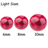 Showlove 3Pcs 6mm 8mm 10mm Crystal Ferido Epoxy CZ Stone Ball Piercing