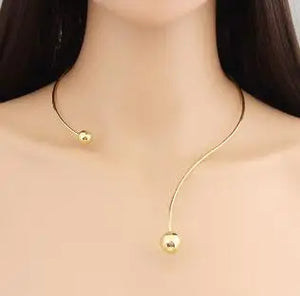Torques Collar Necklace for Women, Personality Chokers