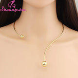 Torques Collar Necklace for Women, Personality Chokers