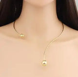 Torques Collar Necklace for Women, Personality Chokers