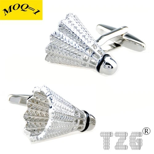 Shuttlecock Badminton Cufflink Cuff Link 1 Pair