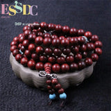 Siamese Rosewood 108 Beads Bracelet Hand Chain 6mm 8mm Hot Buddhist Jewelry