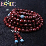 Siamese Rosewood 108 Beads Bracelet Hand Chain 6mm 8mm Hot Buddhist Jewelry