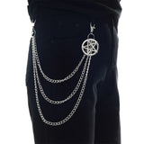 Punk Chain Jeans Pants Women Men Unisex Egirl eBoy Harajuku Goth Access