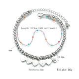 Sifisrri Stainless Steel Heart Bracelet for Mom