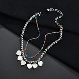 Sifisrri Stainless Steel Heart Bracelet for Mom