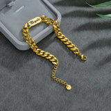 Sifisrri Engraved Bracelets Stainless Steel Adjustable Couple Bangles