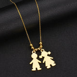 Personalized Name Date Pendant Necklace for Baby