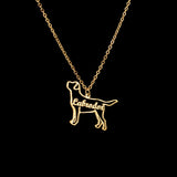 Sifisrri Puppy Personalized Pet Name Necklace Stainless Steel Choker