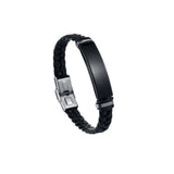 Sifisrri Engrave Name Letter Bracelet Stainless Steel Bangle Gift