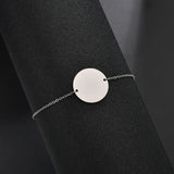Personalized Engraved Stainless Steel Bracelet - Custom Gift