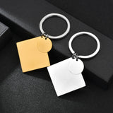 Custom Engraved Drive Safe Keychain with Photo Name Date