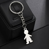 Sifisrri Women's Personalized Keychain Engraved Name Date