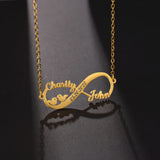 Personalized Name Engrave Necklace Pendant Stainless Steel