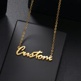 Sifisrri Heart Butterfly Name Necklace Stainless Steel Christmas Gift