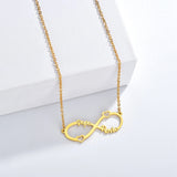 Sifisrri Personalized Name Necklace Heart Pendant Stainless Steel Choker Chains