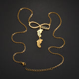 Personalized Zircon Family Name Necklace for Women