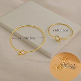 Personalized Family Name Bracelets Hearts Bangle Jewelry