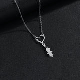 Personalized Engrave Name Pendant Necklace Stainless Steel
