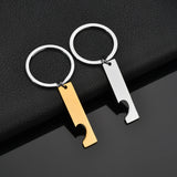 Personalized Engrave Name Date Heart Keychain For Couple Women Men