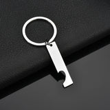 Personalized Engrave Name Date Heart Keychain For Couple Women Men