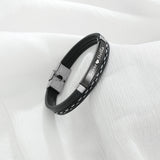 Sifisrri Punk Name Belt Bracelet Stainless Steel Engrave Bangle Gift
