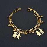 Personalized Engrave Name Date Bracelet Stainless Steel