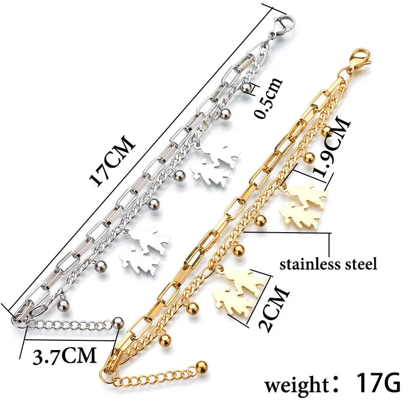 Personalized Engrave Name Date Bracelet Stainless Steel