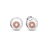 Double Stud Earrings For Women 925 Sterling Silver Earring Silver 925 Brincos