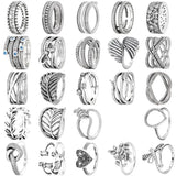 Feathers Leaves Heart Of Winter Frost Lace Of Love Ring 925 Sterling Silver