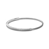 925 Sterling Silver Signature I-D Bangle Bracelet