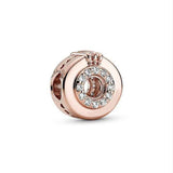 Crown O Charm 925 Silver Logo Clip Charm DIY Jewelry