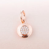 Rose Bead Signature Pendant Charm for DIY Bracelet