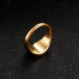 Stainless Steel Signet Ring Classic Hipster Unisex Square Pinky Finger Ring