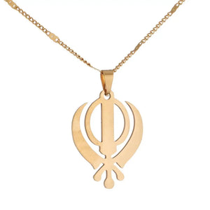 Sikh Khanda Necklace Pendant Sikhs Religious Jewelry