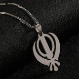 Sikh Khanda Necklace Pendant Sikhs Religious Jewelry