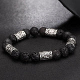 Silver Plated Essential Oil Healing Bracelet for Men